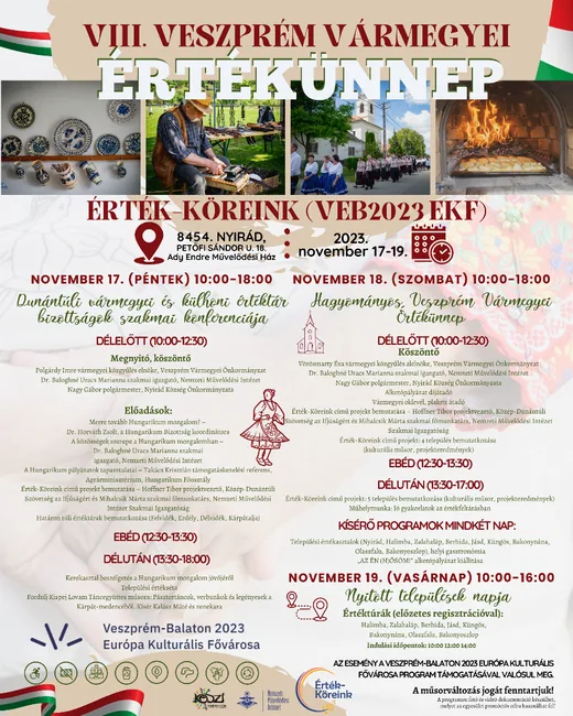 'Értékünnep Nyirádon' cikk borítóképe