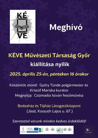 KÉVE művészeti kiállítás borítóképe