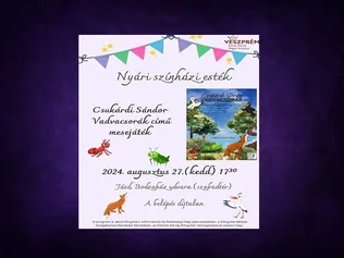 Csukárdi Sándor Vadvacsorák című mesejáték borítóképe