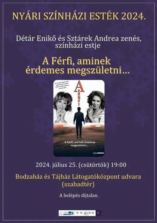 '"A Férfi, aminek érdemes megszületni" színházi est' cikk borítóképe