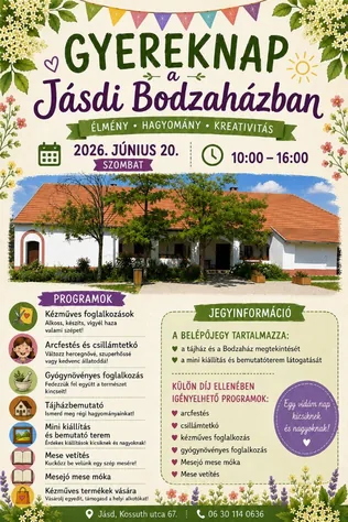 GYEREKNAP a Jásdi Bodzaházban borítóképe