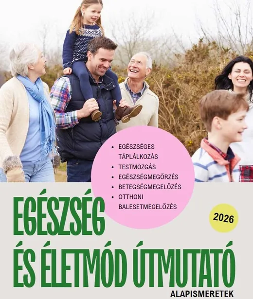 'EGÉSZSÉG ÉS ÉLETMÓD ÚTMUTATÓ' cikk borítóképe