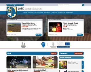Megújult Jásd honlapja borítóképe